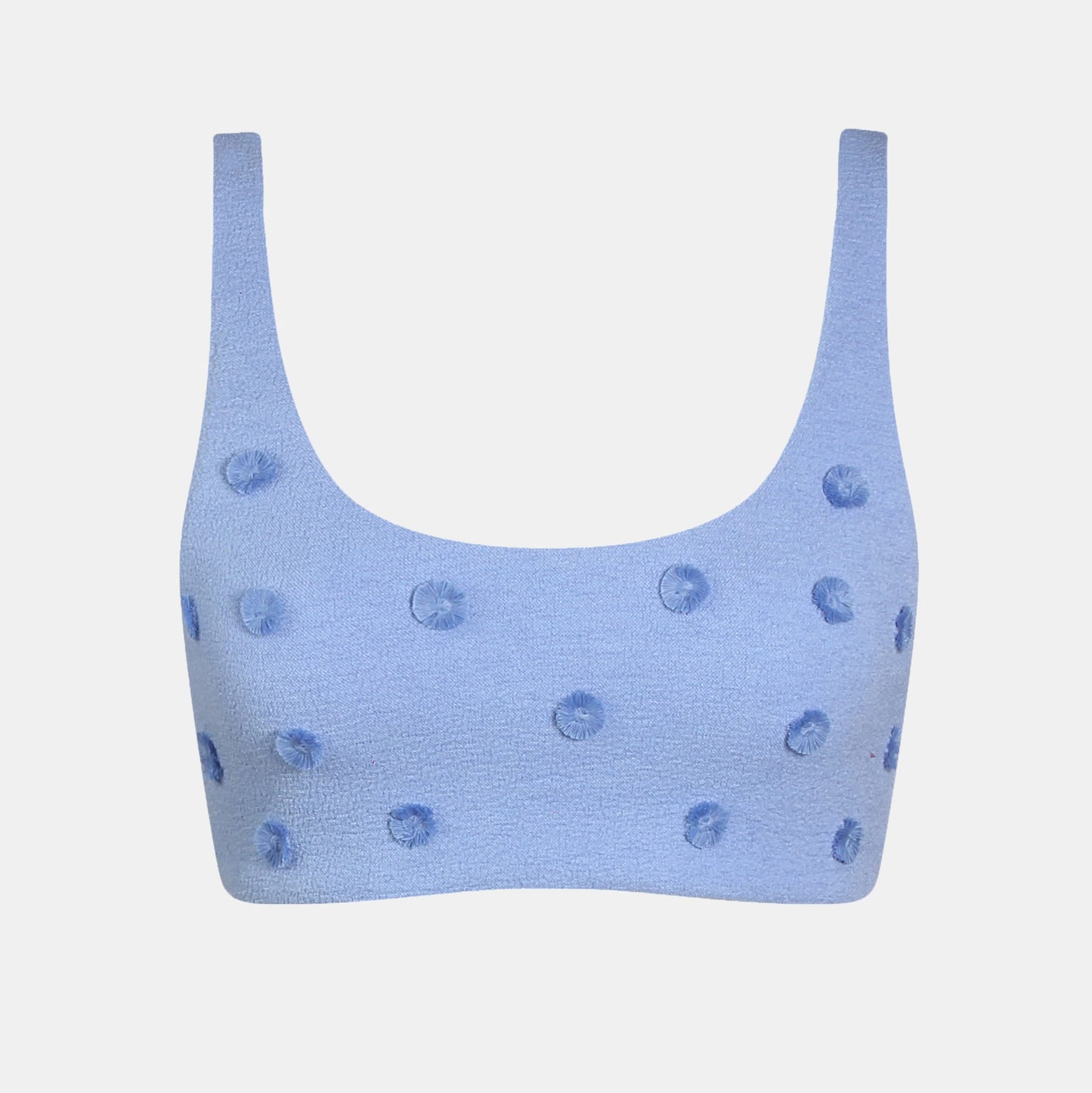 Bianca Bikini Top - Hydrangea Blue