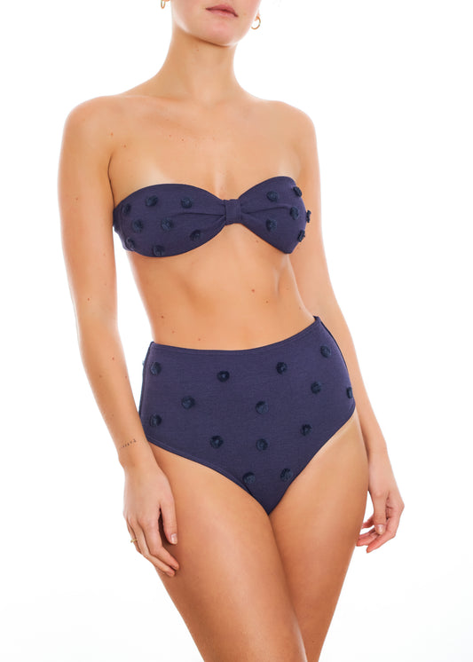 Amanda Bikini Top - Dark Blue