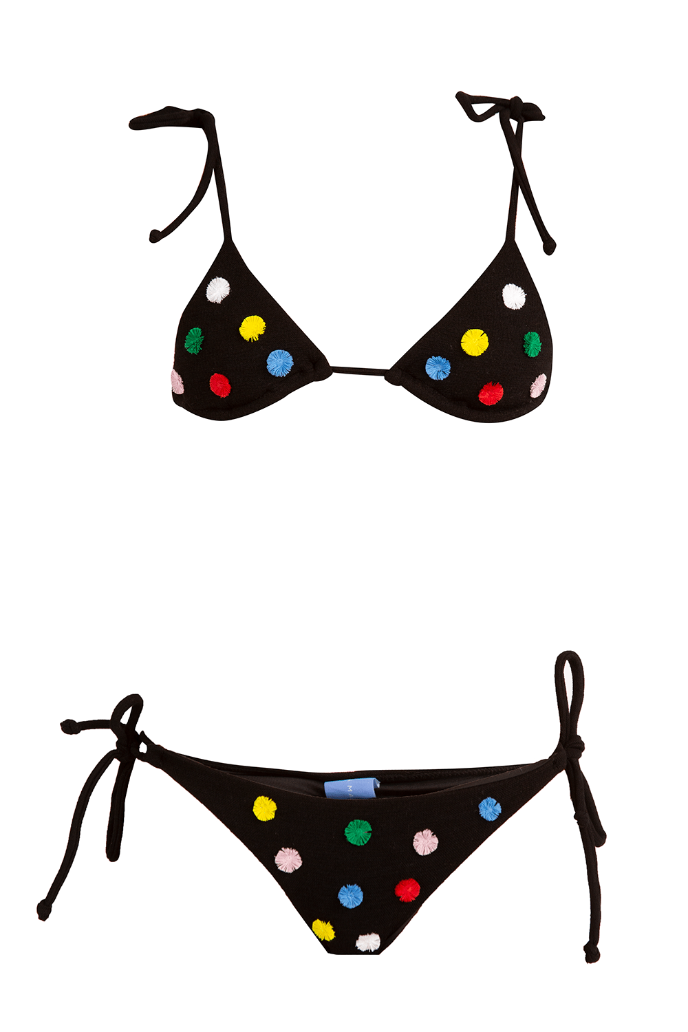 Black/Multi Two-piece