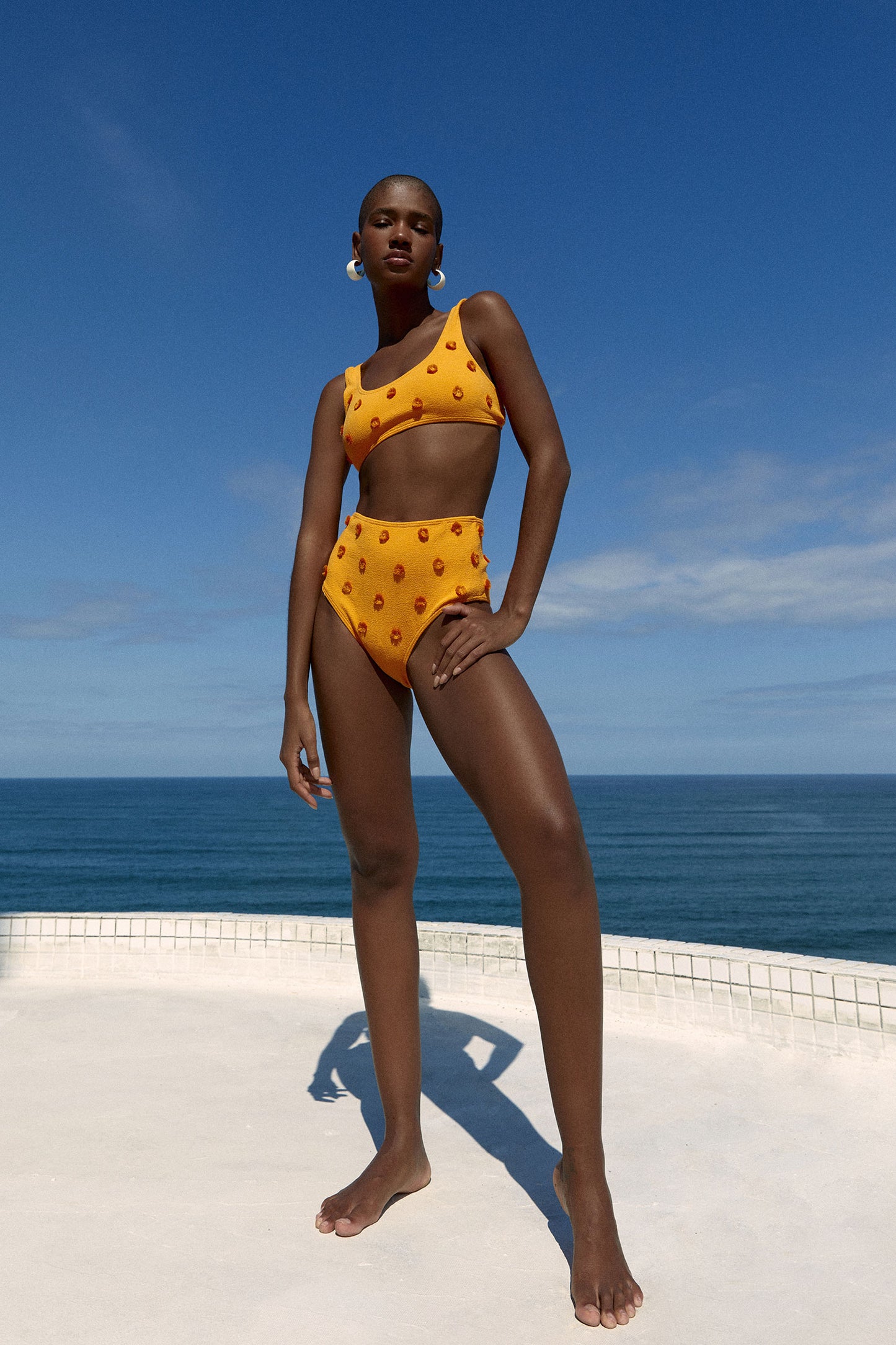 Bianca Bikini Top - Yellow Gold