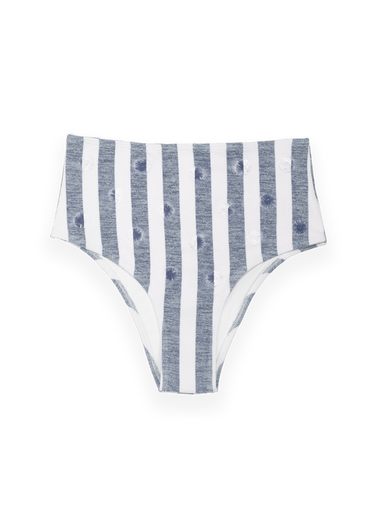 Bianca Bikini Bottom - Blue Stripes