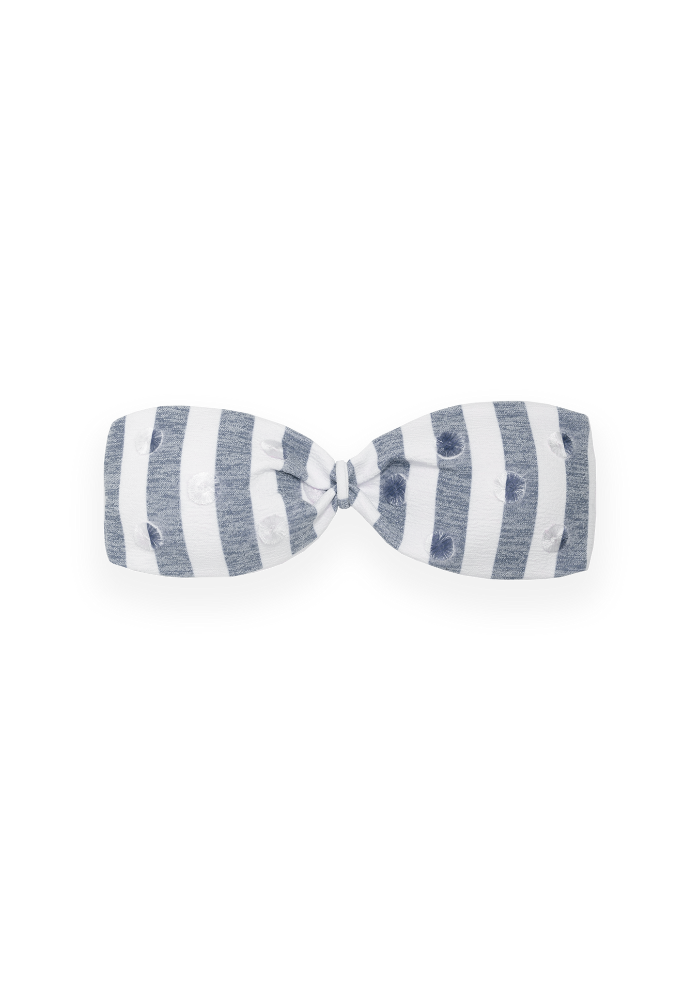 Amanda  Bikini Top - Blue Stripes