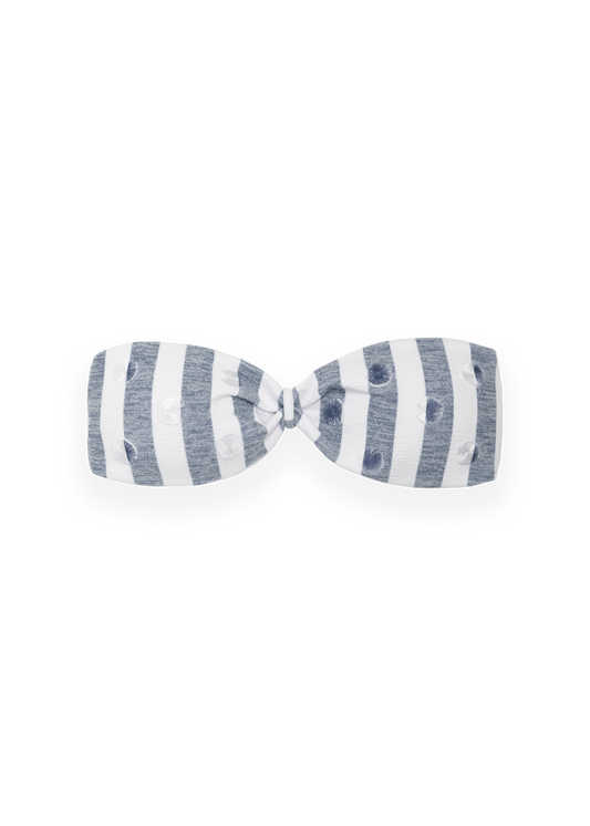 Amanda Bikini Top - Blue Stripes