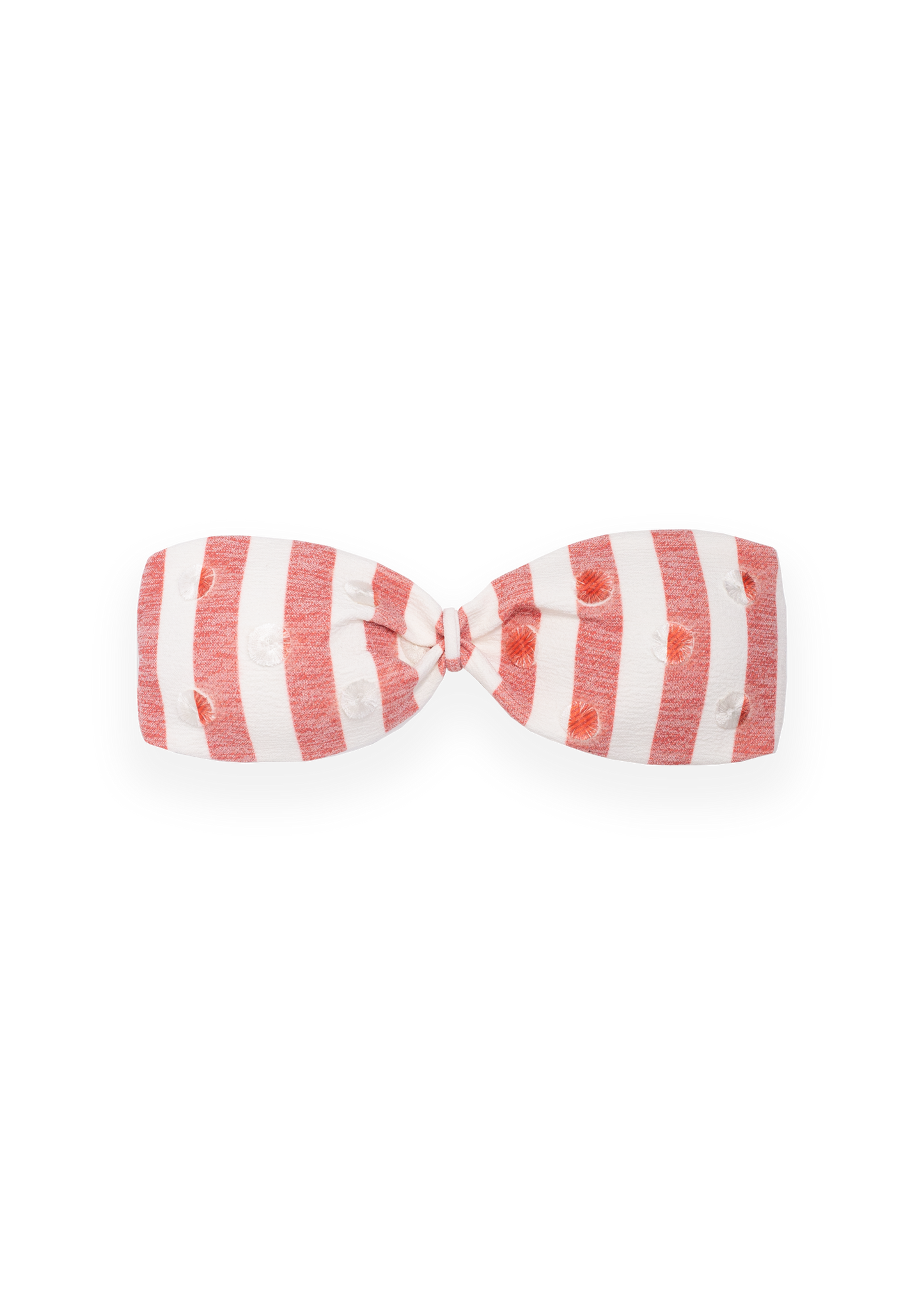 Amanda Bikini Top - Red Stripes