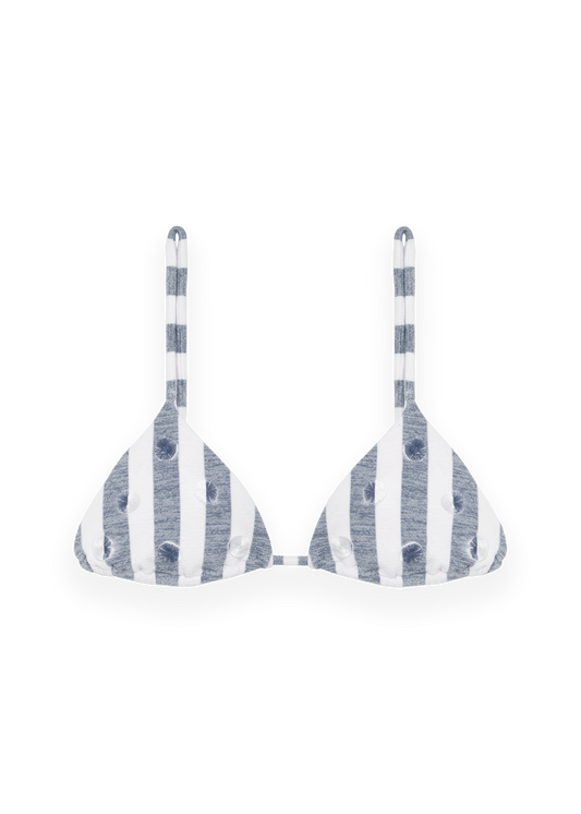 Triangle Top - Blue Stripes