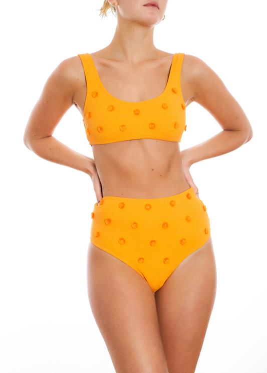 Bianca Bikini Top - Yellow Gold
