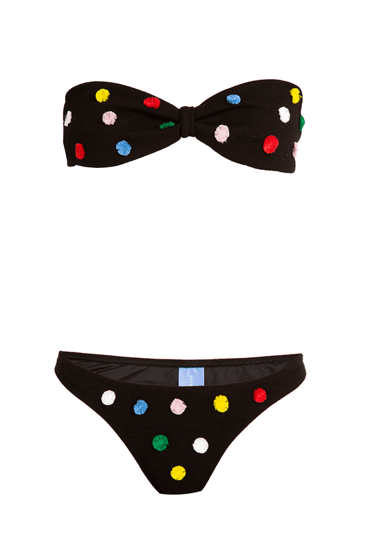 Black/Multi Two-piece