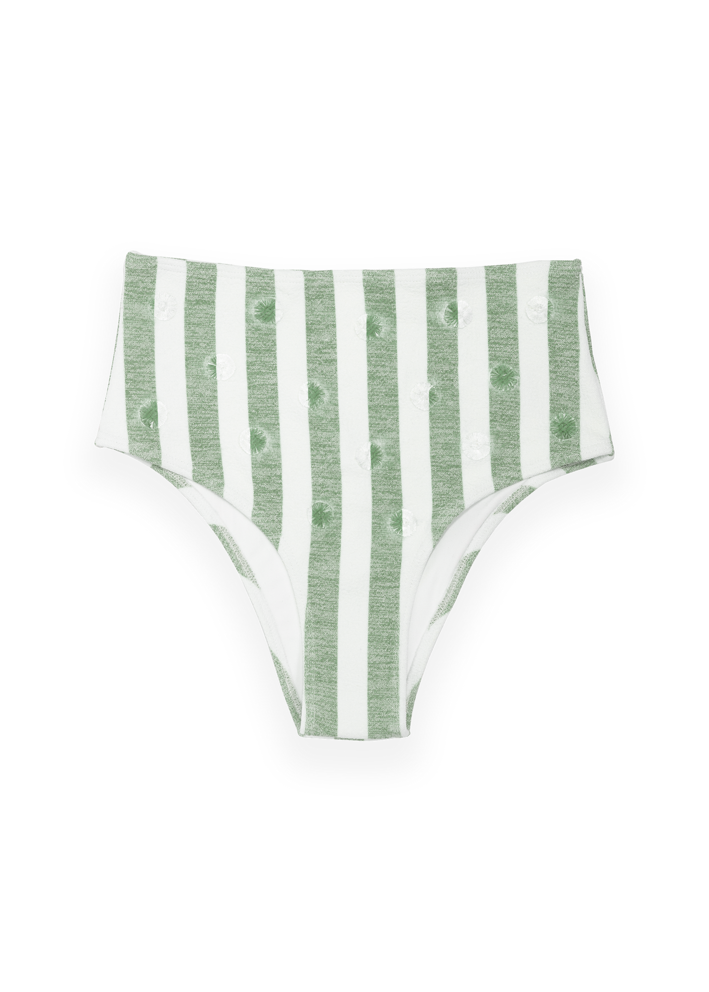 Bianca Bottom - Green Stripes