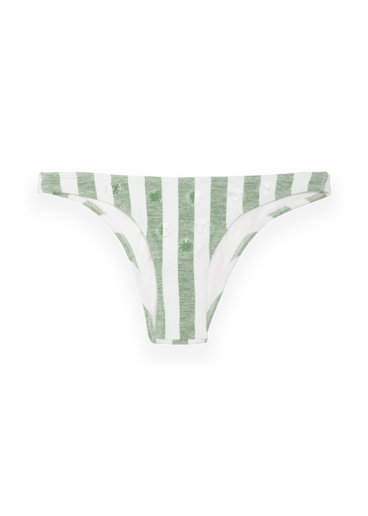 Marina Bottom - Green Stripes