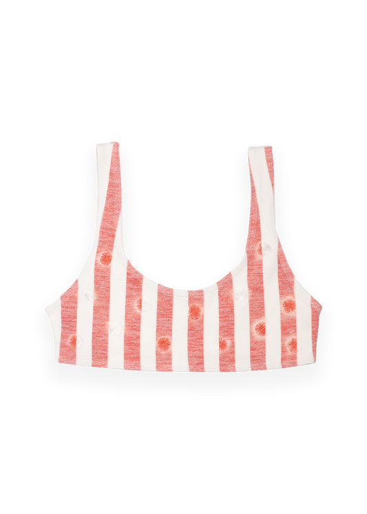 Bianca Top - Red Stripes
